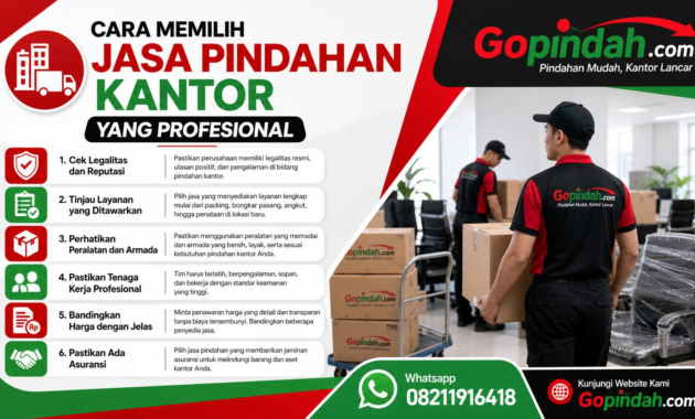 Cara Memilih Jasa Pindahan Kantor yang Profesional